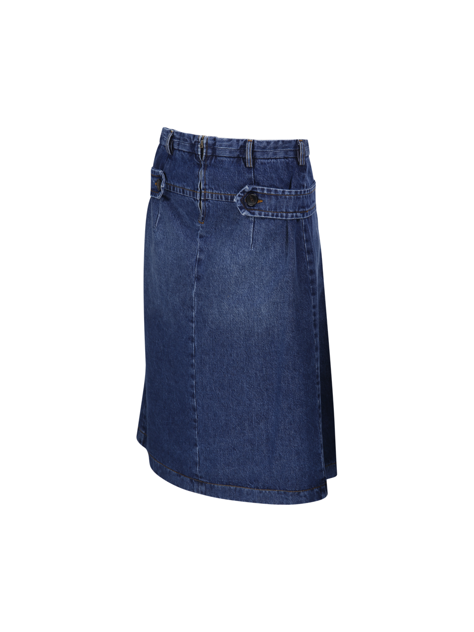 WOMAN DRIES VAN NOTEN BLUE COTTON SENTE SKIRT
