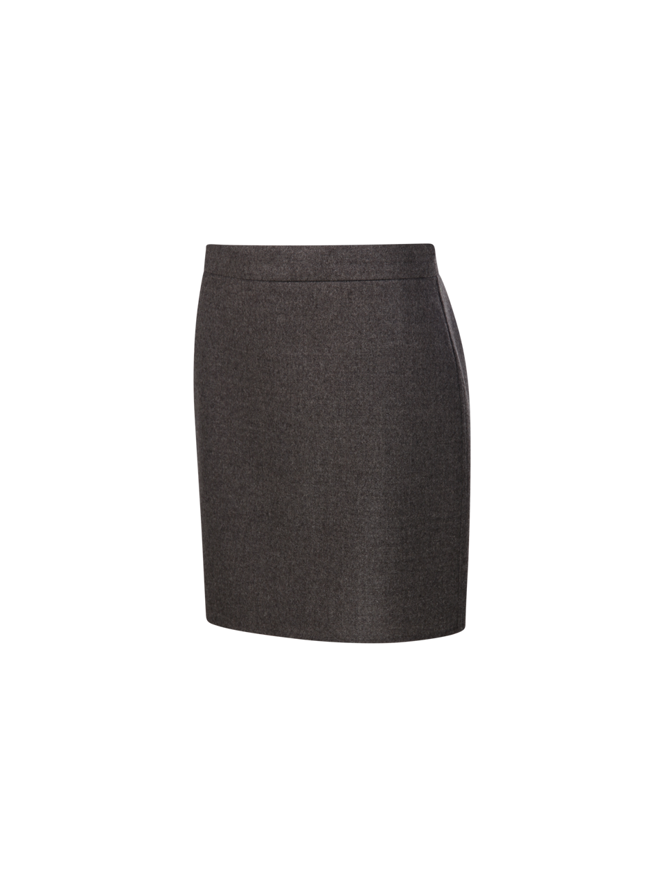 WOMAN MAXMARA BROWN VIRGIN WOOL ACINOSO MINI SKIRT