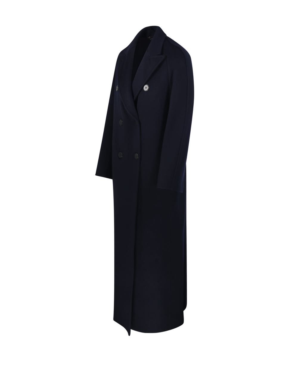 WOMAN MAXMARA BLUE CASHMERE VOLANTE COAT