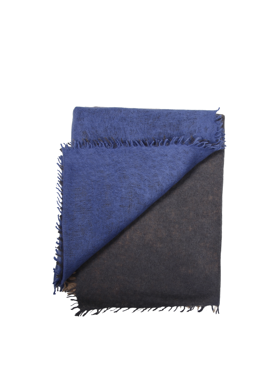 WOMAN MOULETA BLUE CASHMERE SCARF