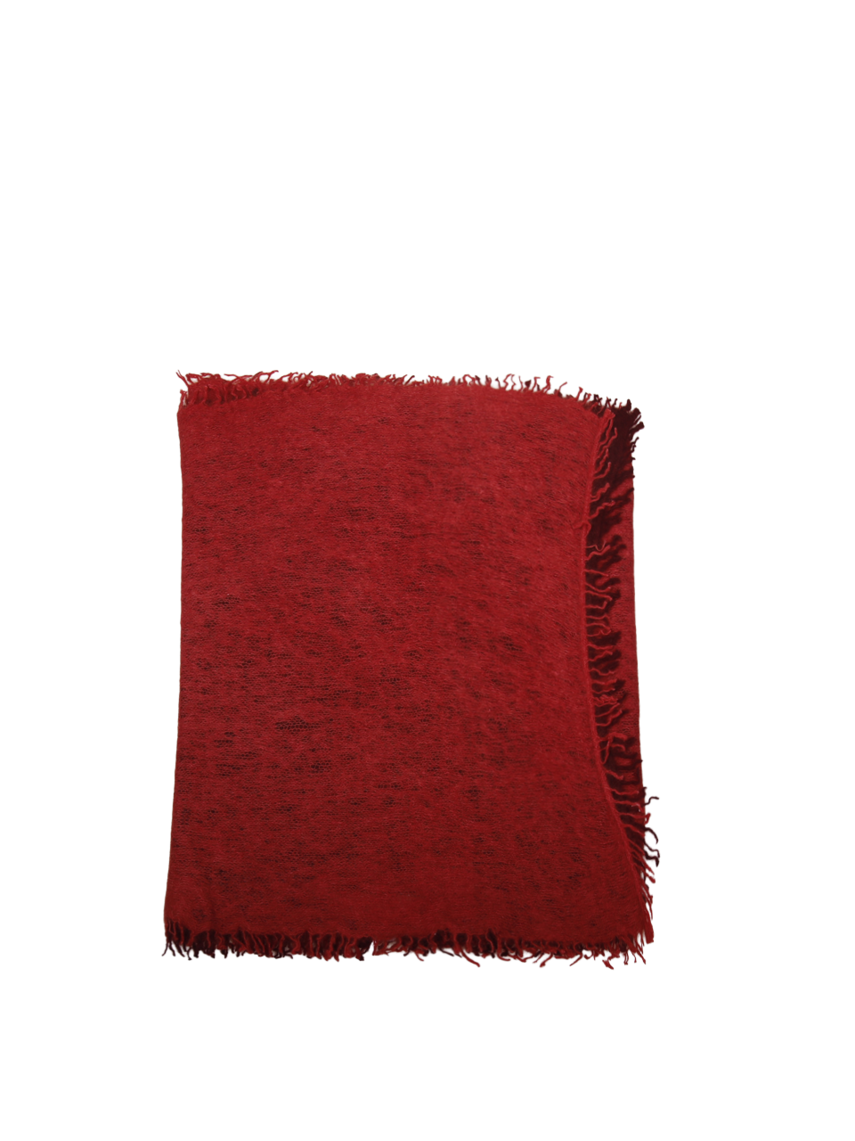 WOMAN MOULETA RED CASHMERE SCARF