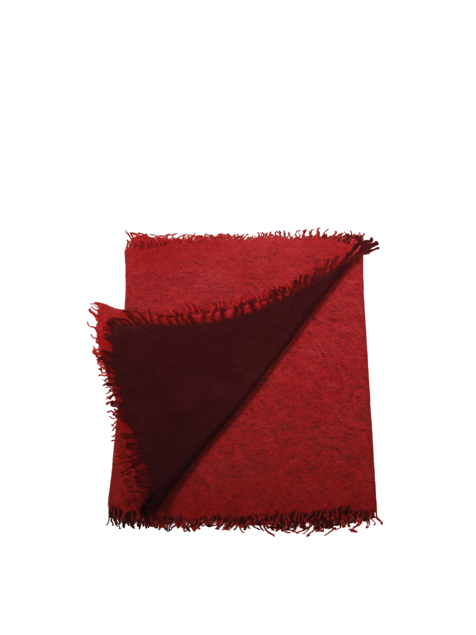 WOMAN MOULETA RED CASHMERE SCARF