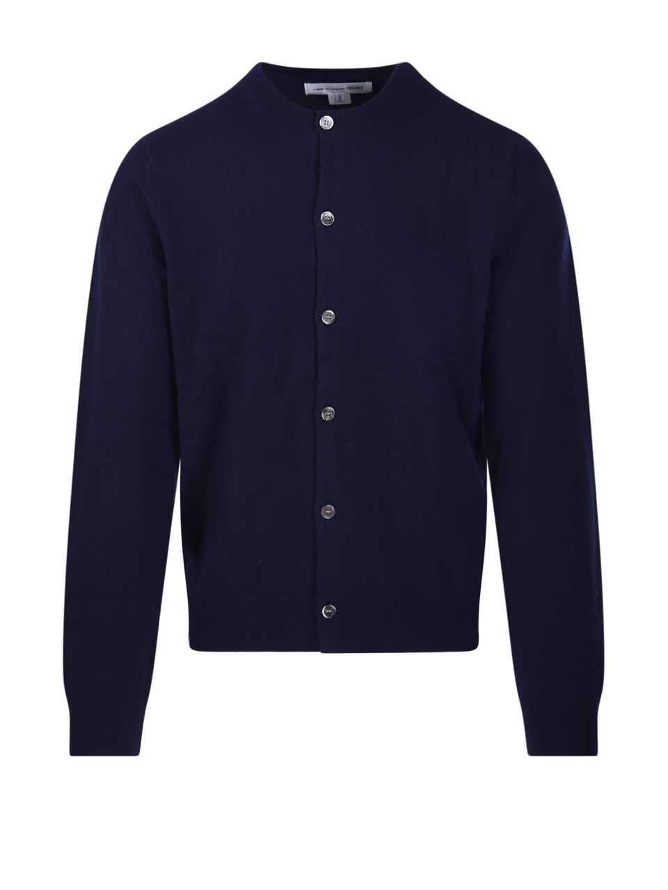MEN COMME DES GARCONS FOREVER BLUE WOOL CARDIGAN