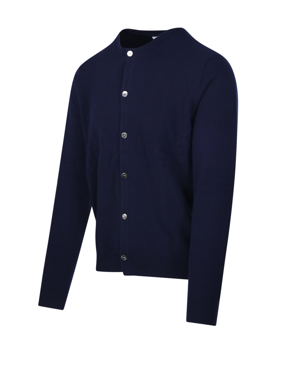 MEN COMME DES GARCONS FOREVER BLUE WOOL CARDIGAN
