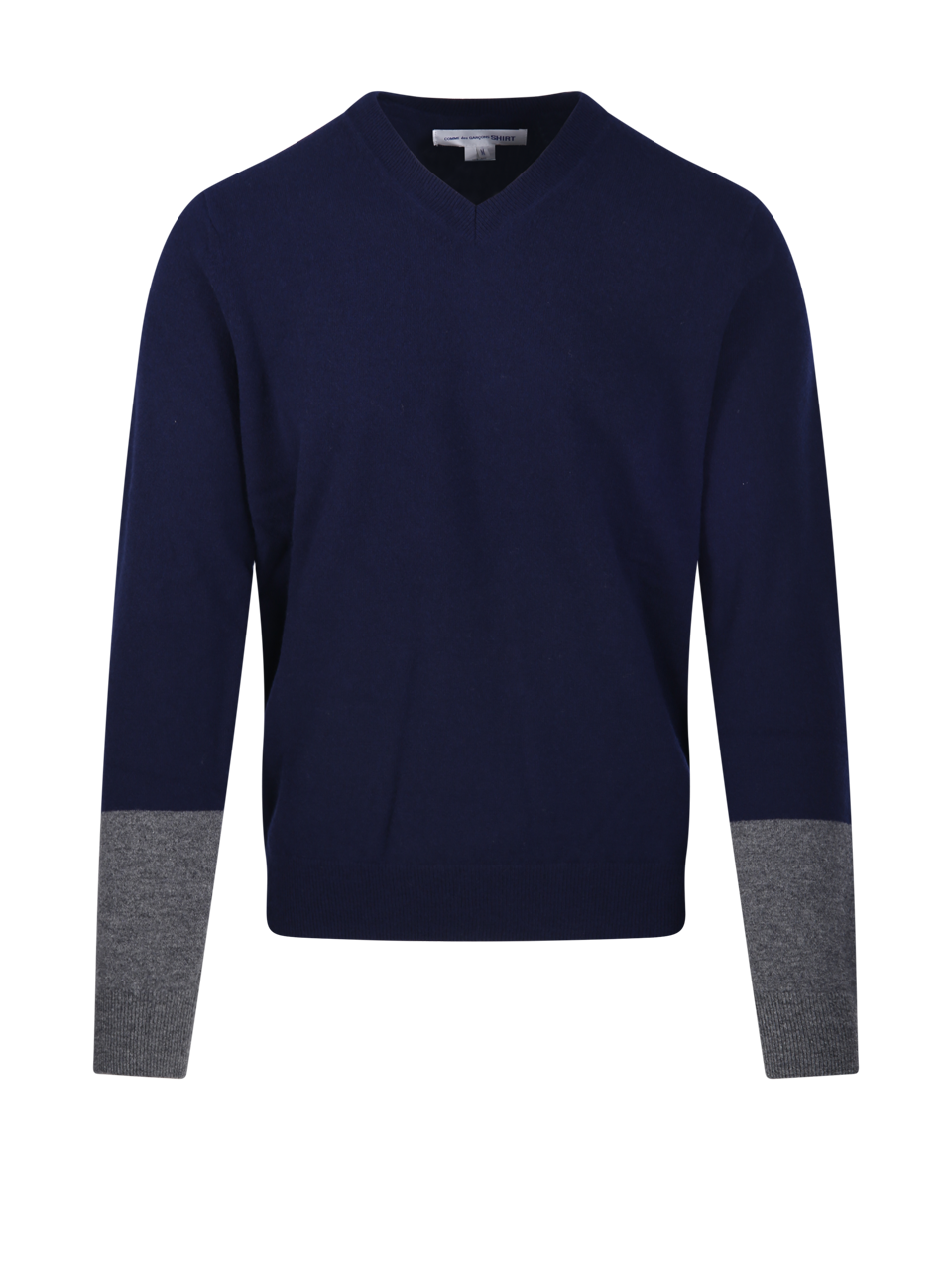 MEN COMME DES GARCONS FOREVER BLUE WOOL PULLOVER
