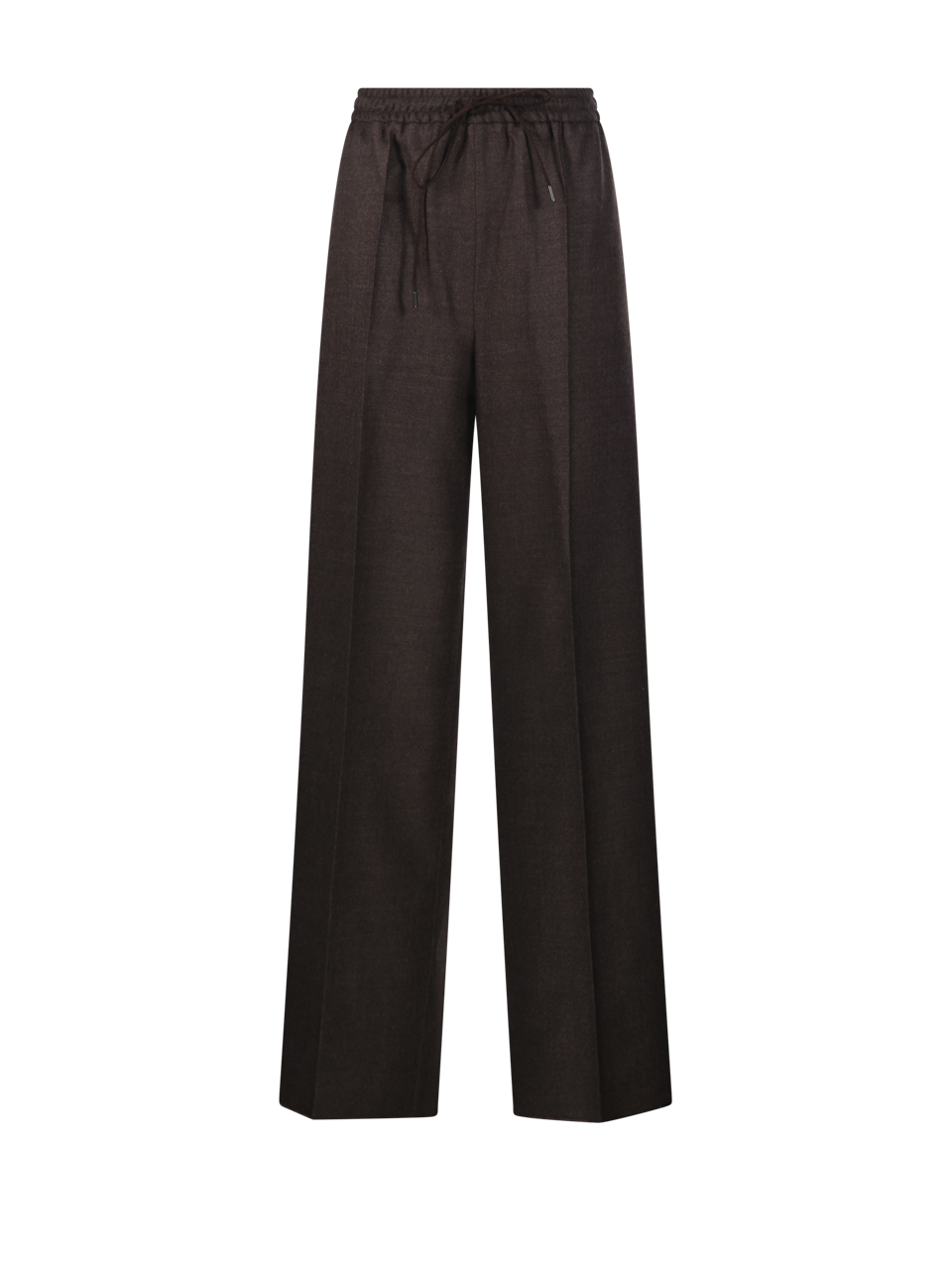 WOMAN MAXMARA BROWN VIRGIN WOOL PANTONE PANT