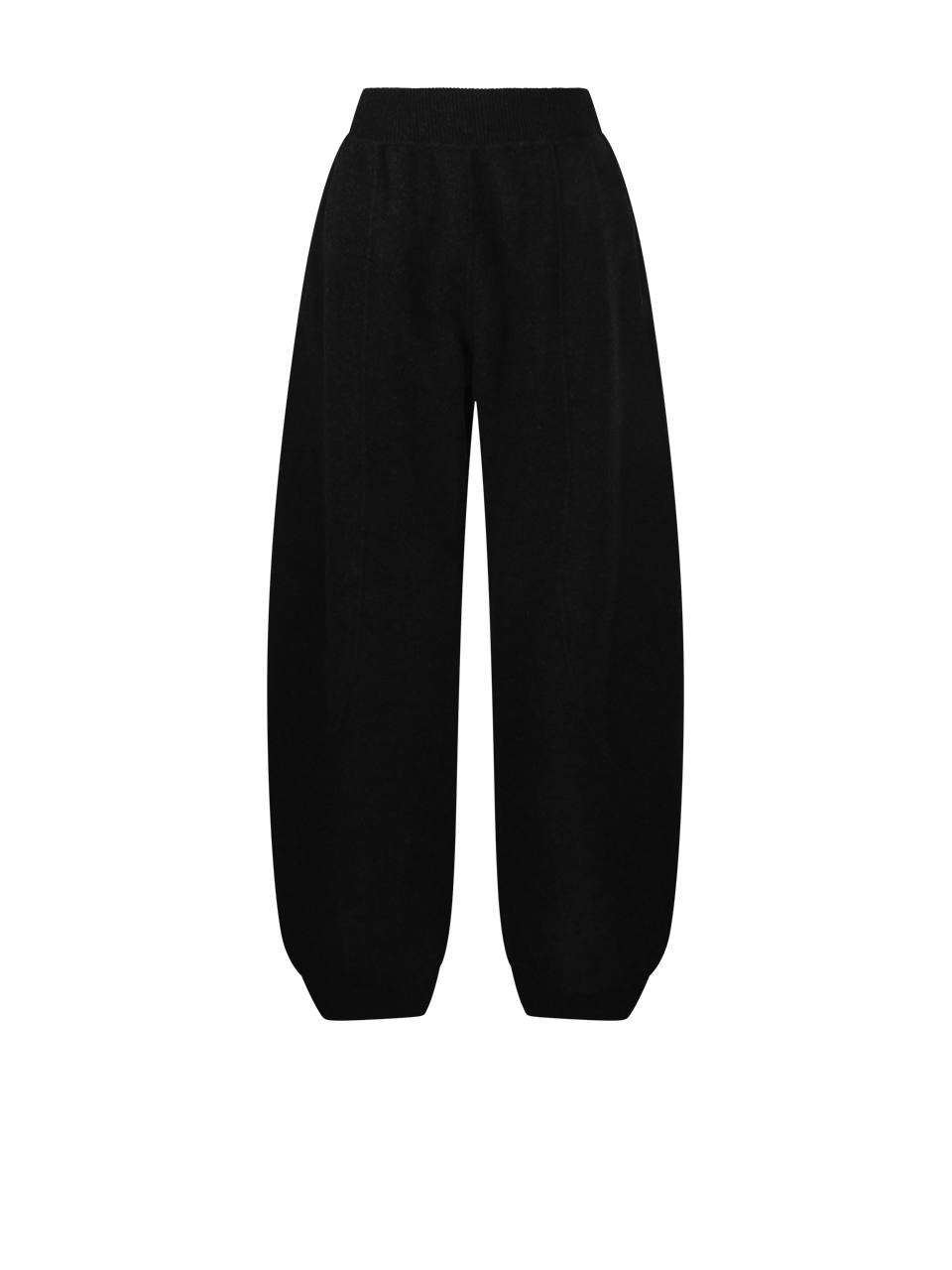 WOMAN MAXMARA DARK GREY VIRGIN WOOL CESTO PANTS