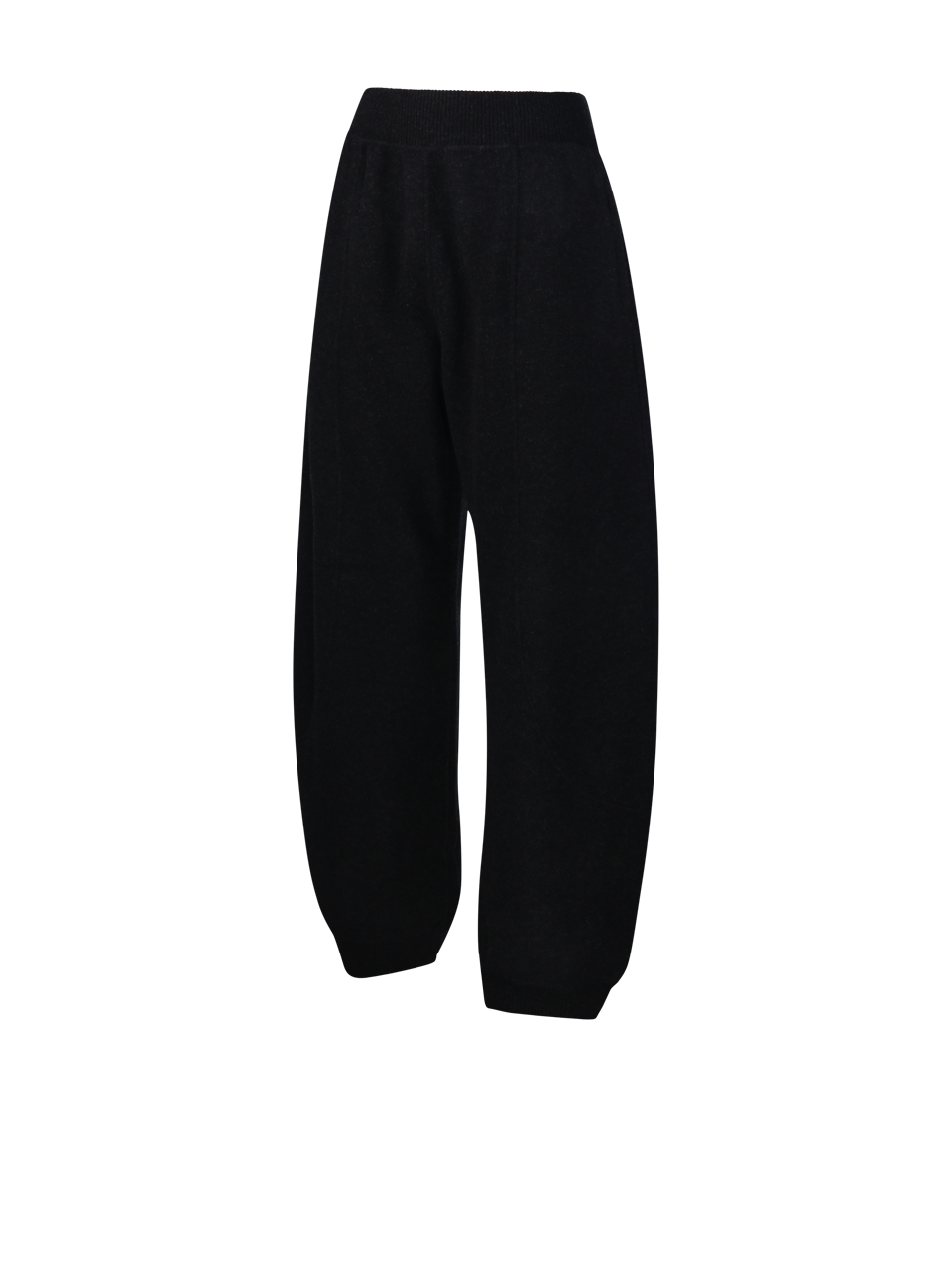 WOMAN MAXMARA DARK GREY VIRGIN WOOL CESTO PANTS