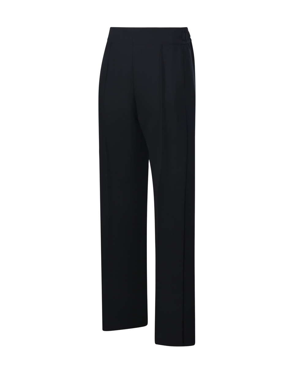 WOMAN COURREGES BLACK POLYESTER SNAP TWILL FLARE PANT