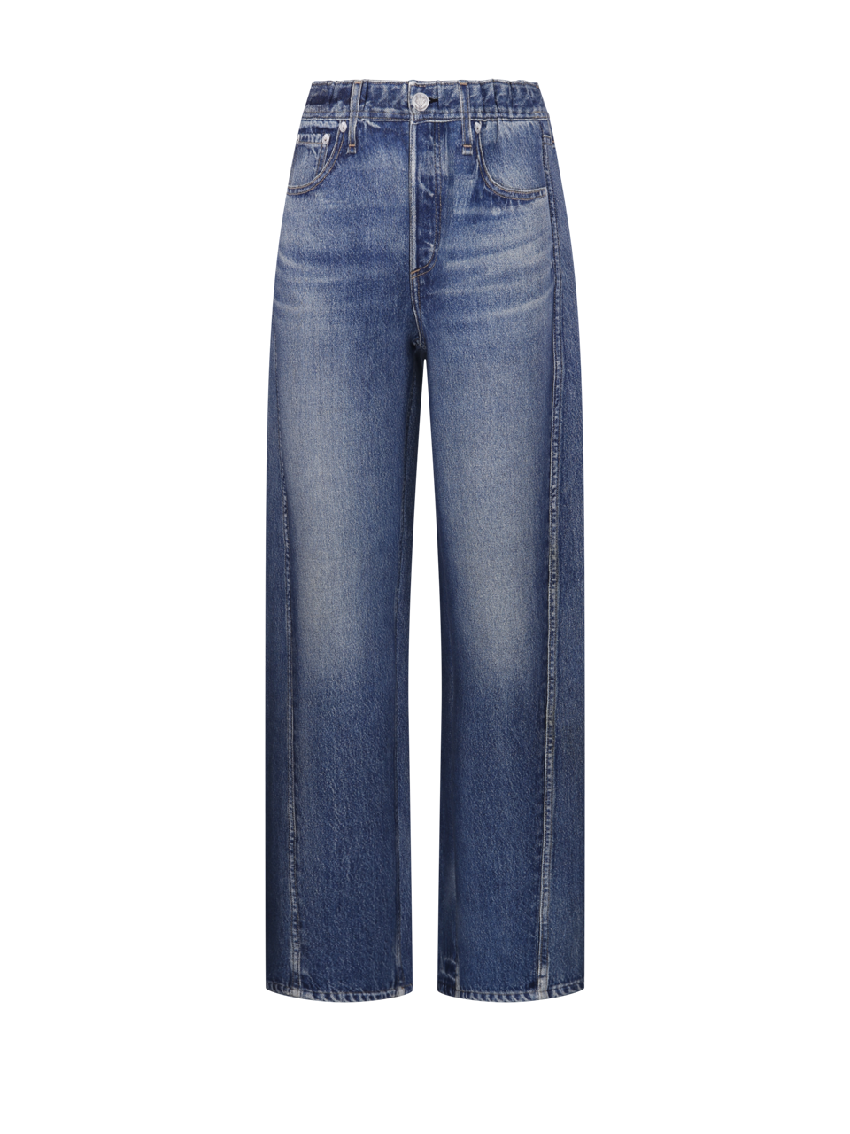 WOMAN RAG & BONE BLUE VISCOSE RB MIRAMAR MALLOW WIDE PULL ON JACKET
