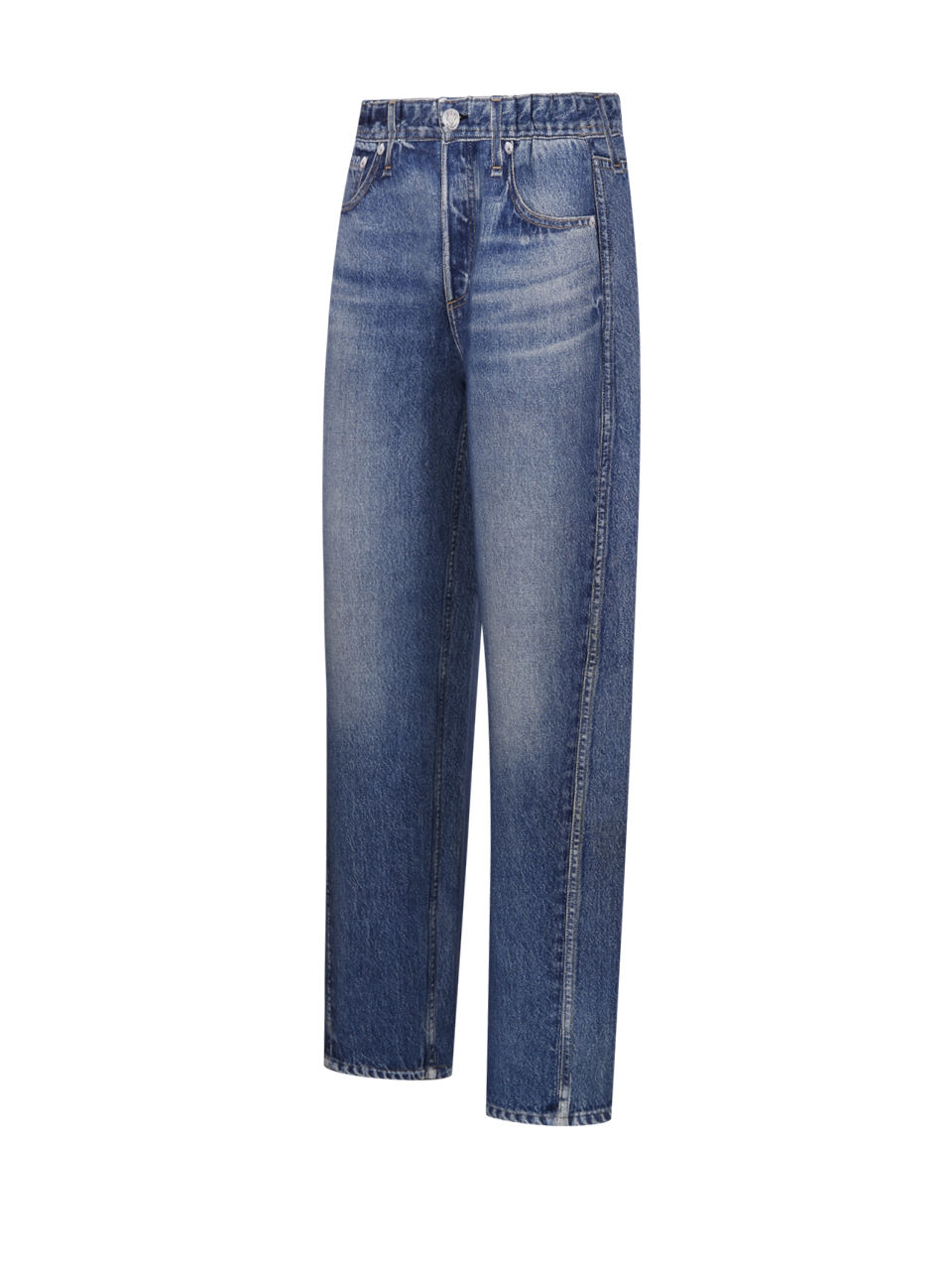 WOMAN RAG & BONE BLUE VISCOSE RB MIRAMAR MALLOW WIDE PULL ON JACKET