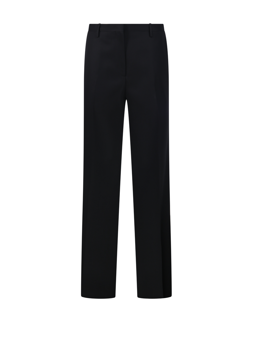 WOMAN FENDI BLACK VIRGIN WOOL TROUSER