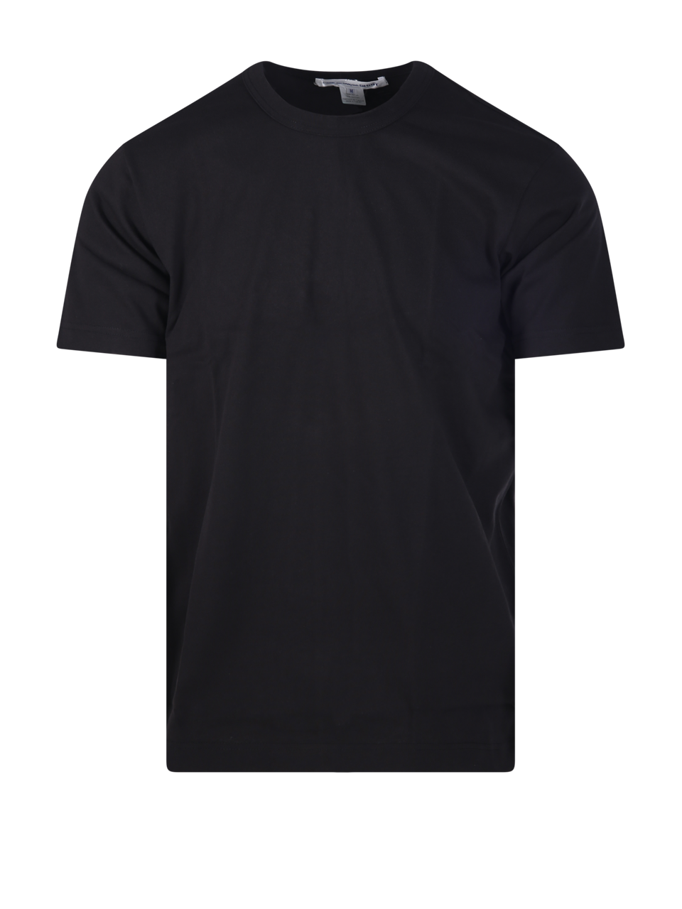 MEN COMME DES GARCONS SHIRT BLACK COTTON T-SHIRT