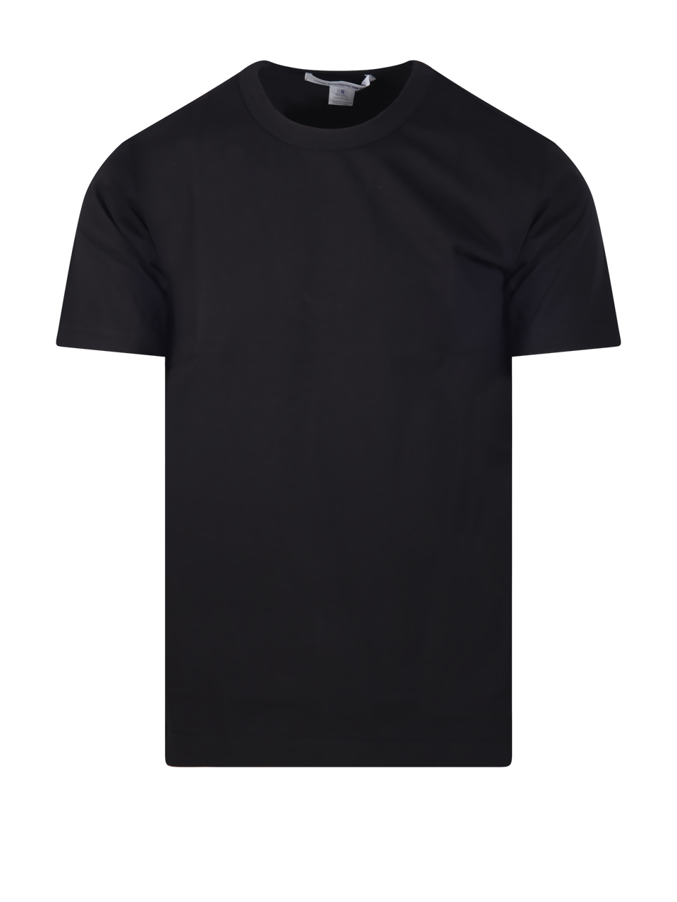 MEN COMME DES GARCONS SHIRT BLACK COTTON T-SHIRT