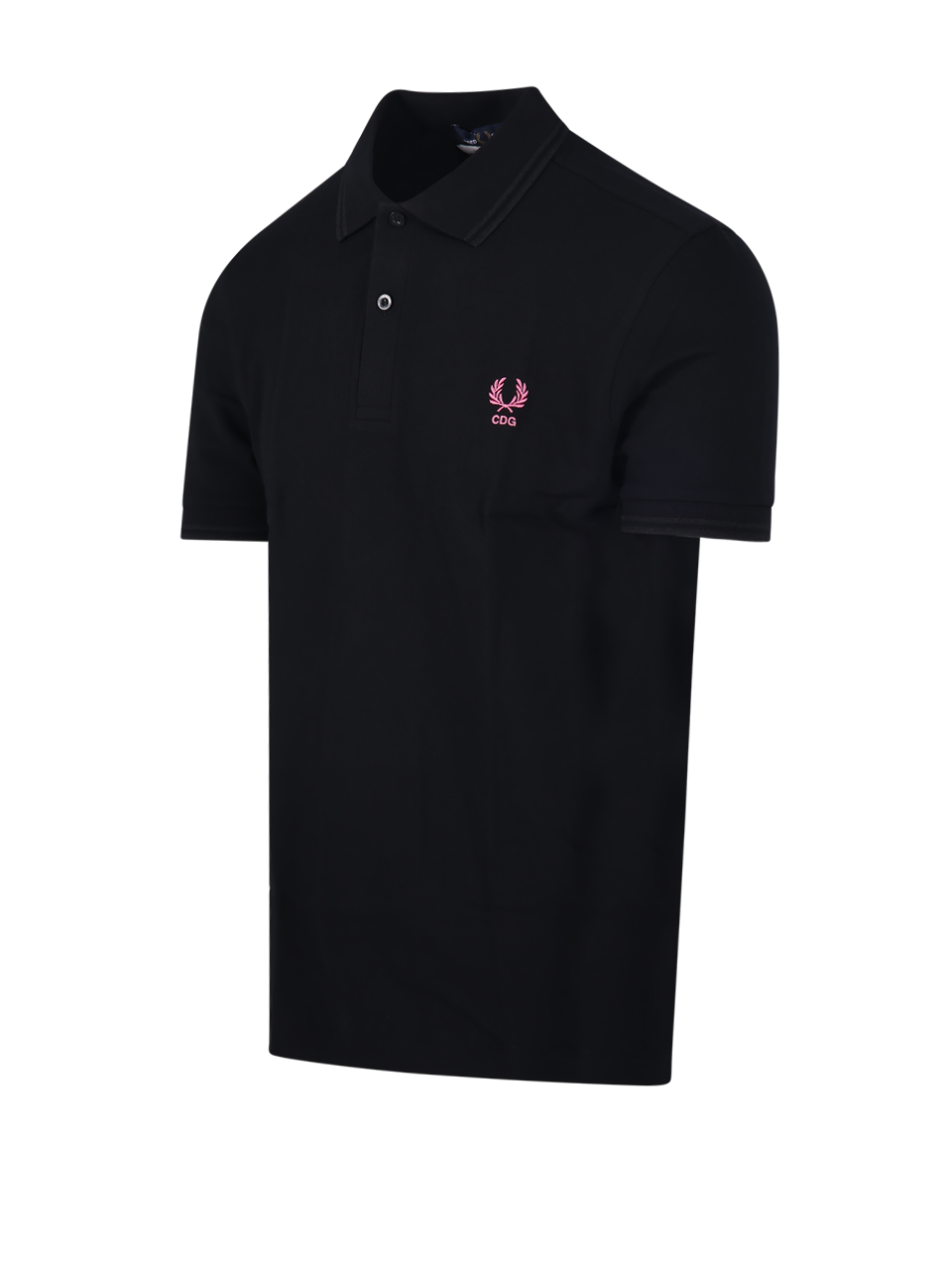 MEN COMME DES GARCONS SHIRT BLACK COTTON T-SHIRT
