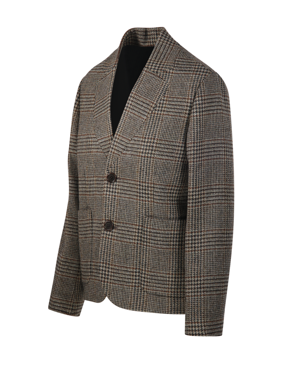 WOMAN SERIE V BROWN WOOL BLAZER