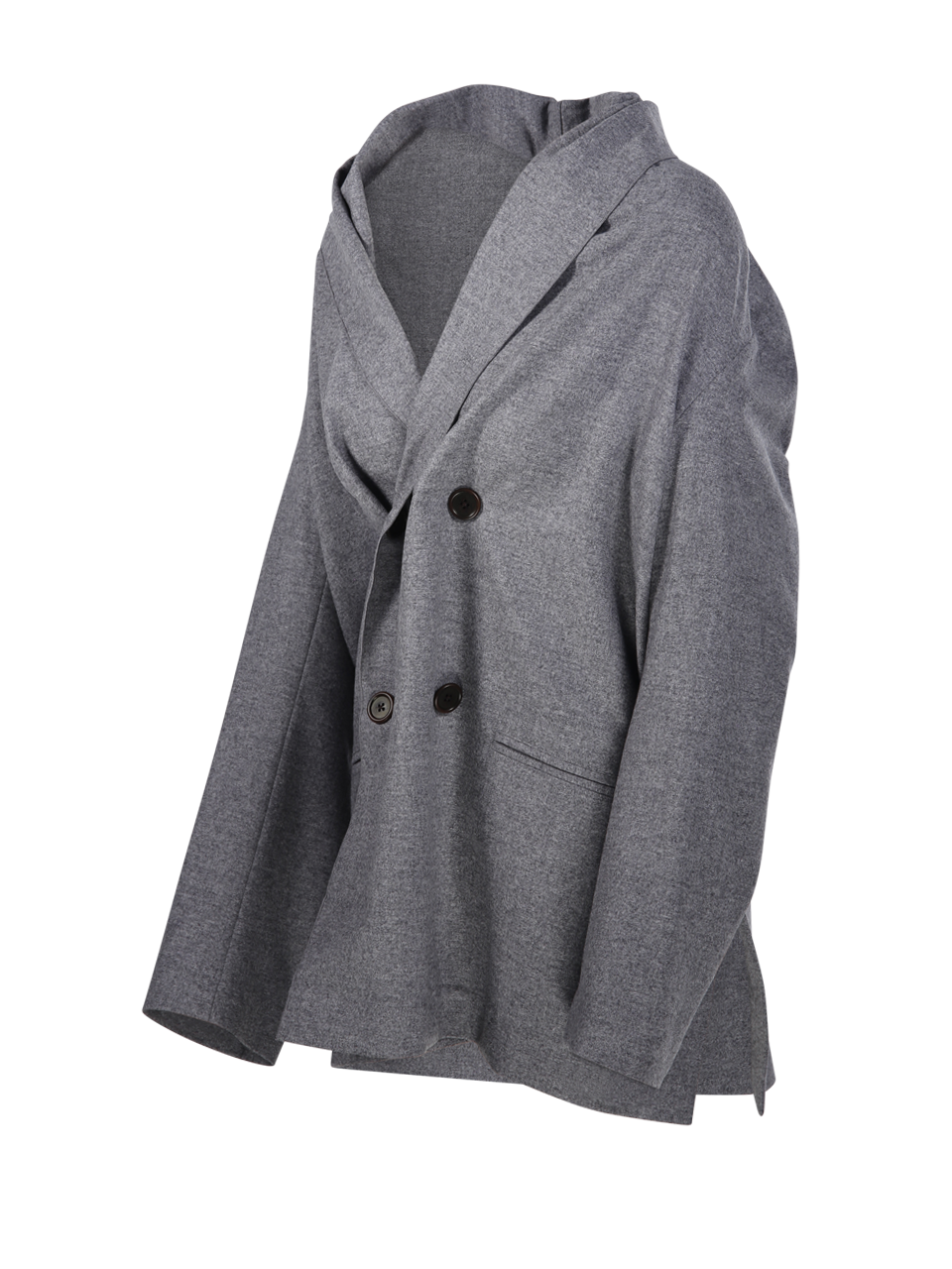 WOMAN SERIE V GREY VIRGIN WOOL BLAZER