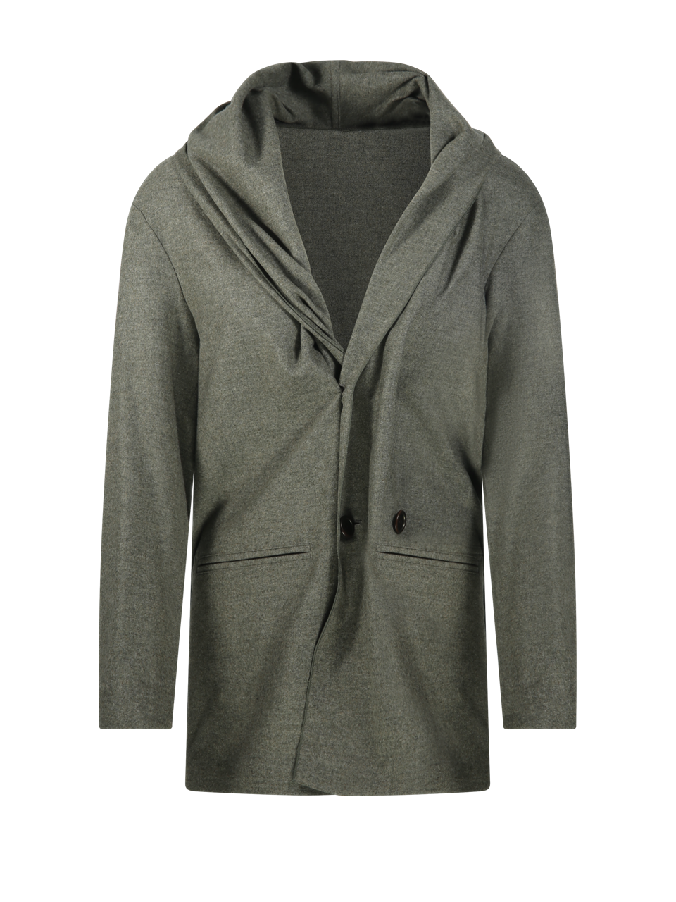 WOMAN SERIE V GREEN VIRGIN WOOL BLAZER