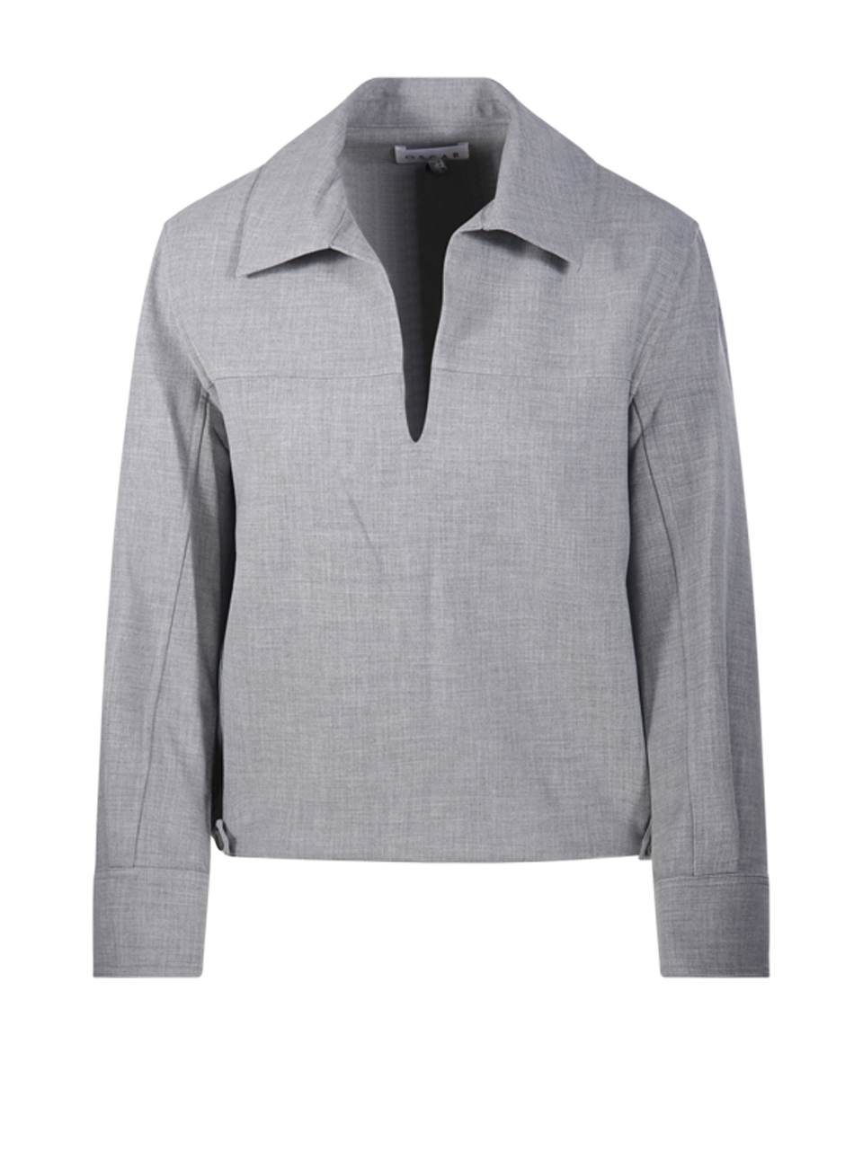 WOMAN OSCAR THE COLLECTION GREY POLYESTER GRYAN BLOUSE