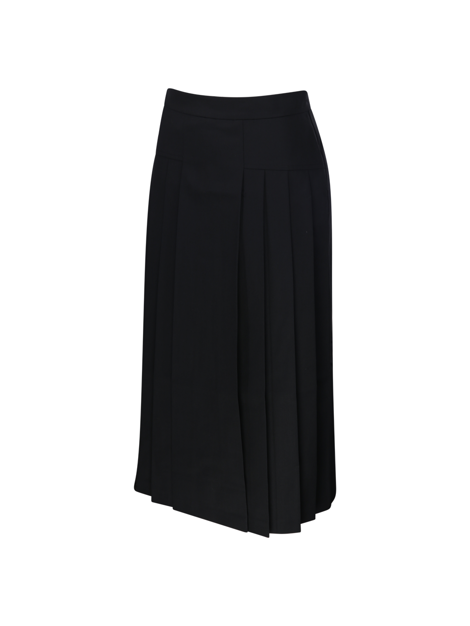WOMAN SIBEL SARAL BLACK WOOL SKIRT