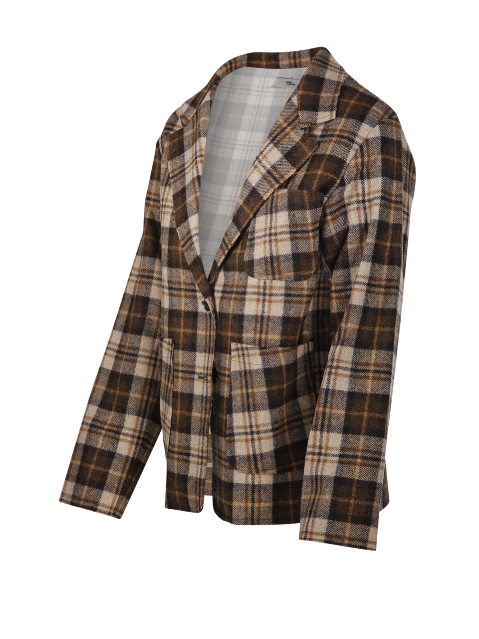 WOMAN SIBEL SARAL BROWN VIRGIN WOOL JACKET