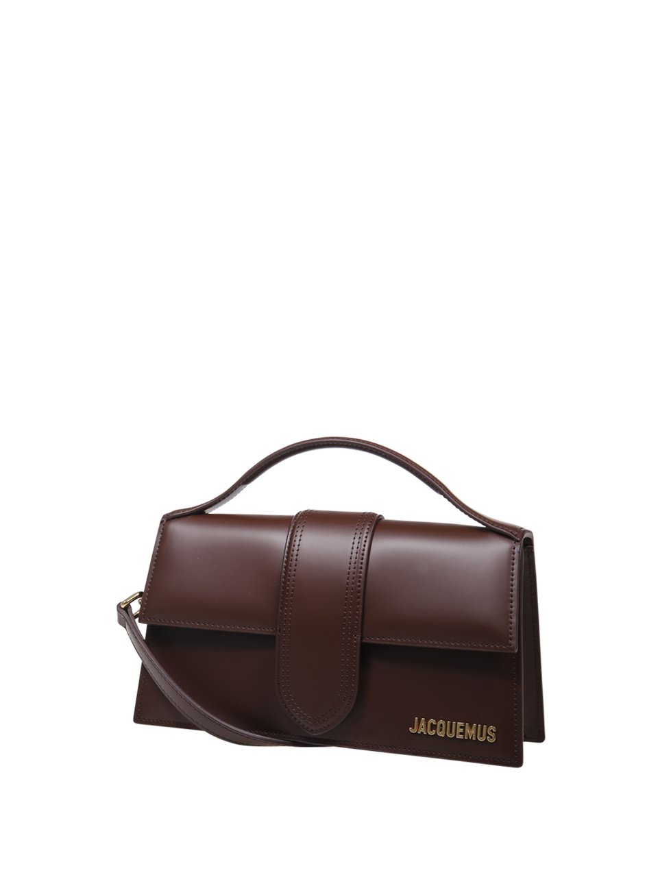 DONNA JACQUEMUS BORSA LE GRAND BAMBINO IN PELLE MARRONE 