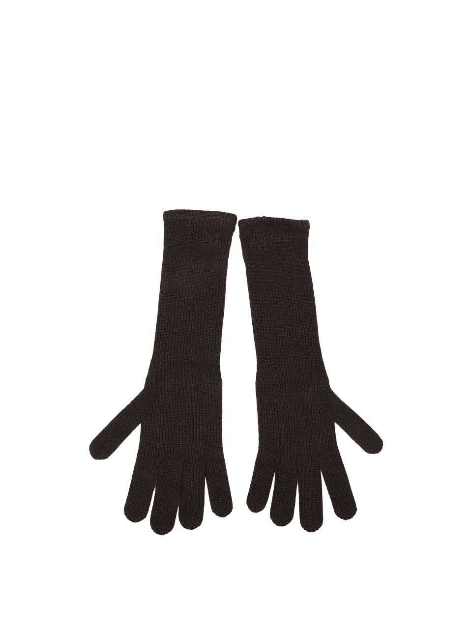 WOMAN MAXMARA BROWN CASHMERE JOCK GLOVES