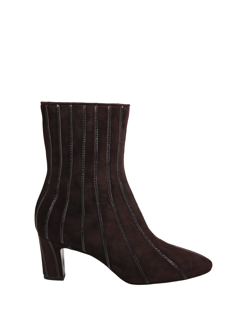 WOMAN HERBERT LEVINE BROWN LEATHER A FINE LINE BOOT 