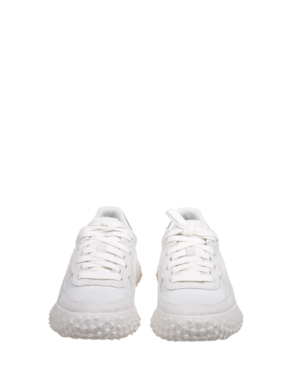 WOMAN MONCLER WHITE REAL LEATHER MONCLER CITY TREK LOW TOP SNEAKER