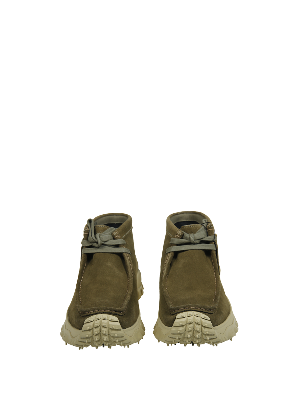 MEN MONCLER GREEN REAL LEATHER TRAILGRIP WALLABEE GTX BOOT