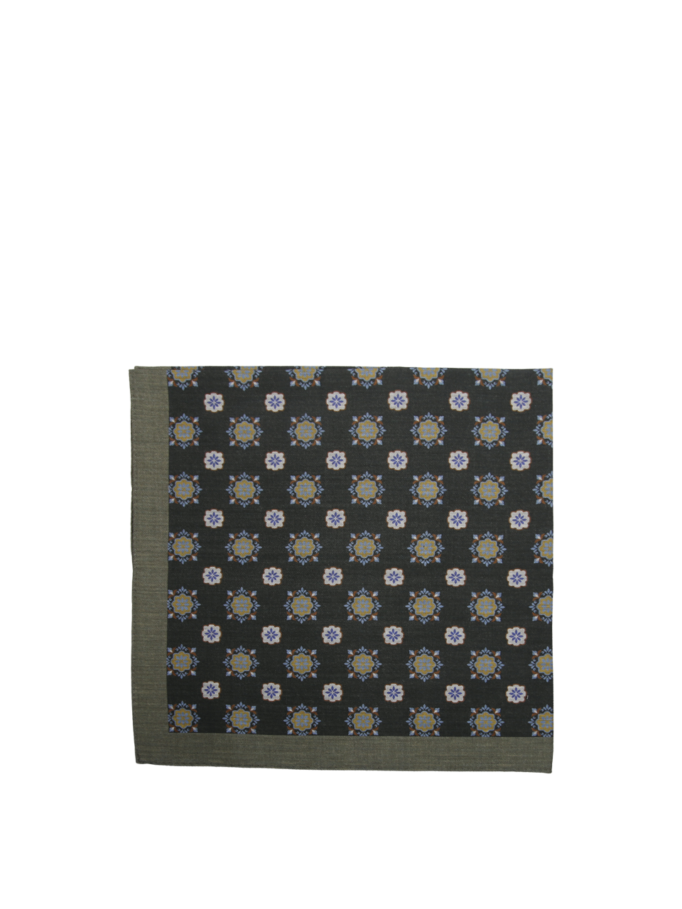 MEN ALTEA GREEN WOOL BANDANA