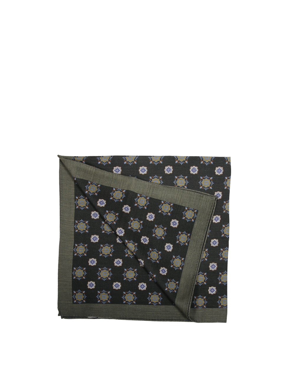 MEN ALTEA GREEN WOOL BANDANA