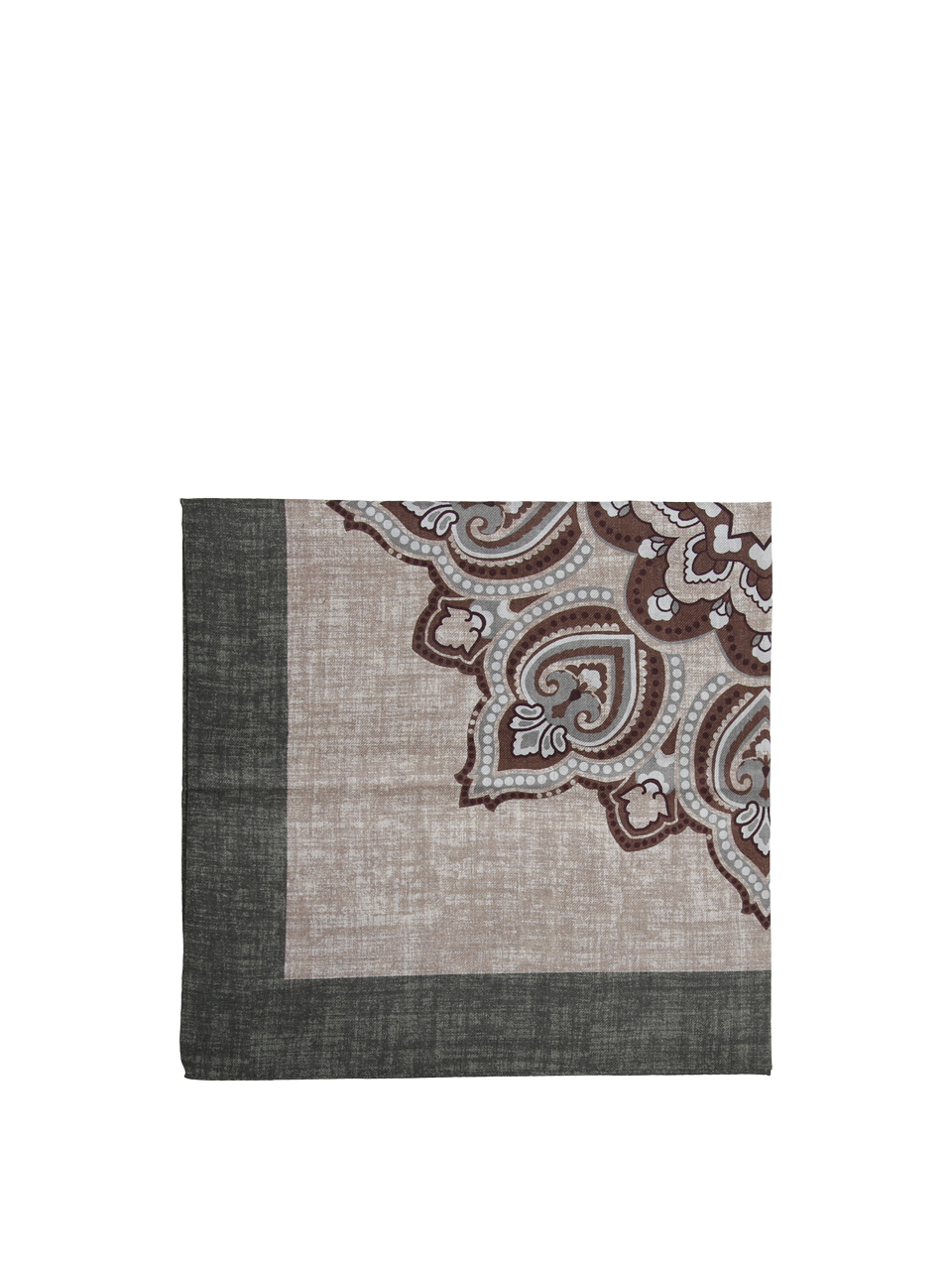 MEN ALTEA GREEN WOOL BANDANA
