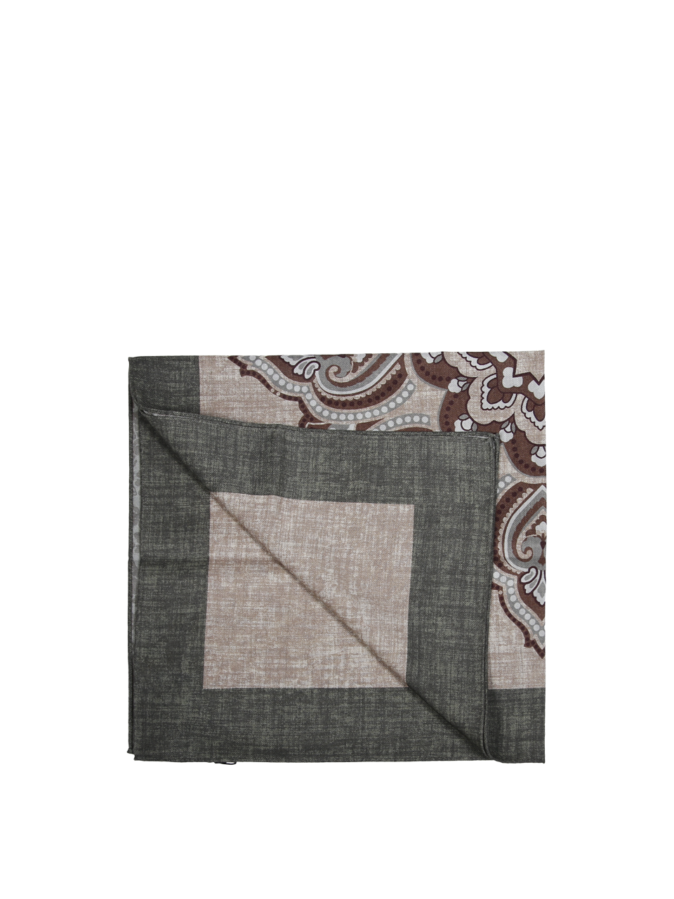 MEN ALTEA GREEN WOOL BANDANA