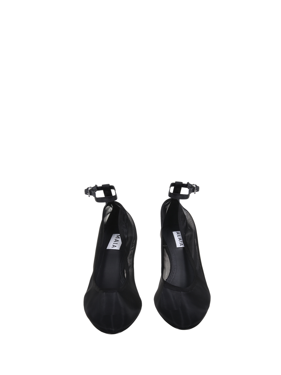 WOMAN ALAIA BLACK POLYESTER PUMPS 60