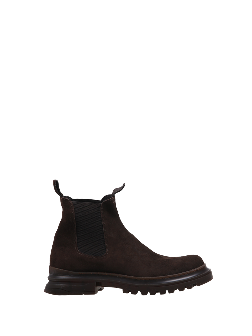 MEN ALBERTO FASCIANI BROWN LEATHER ANKLE BOOT