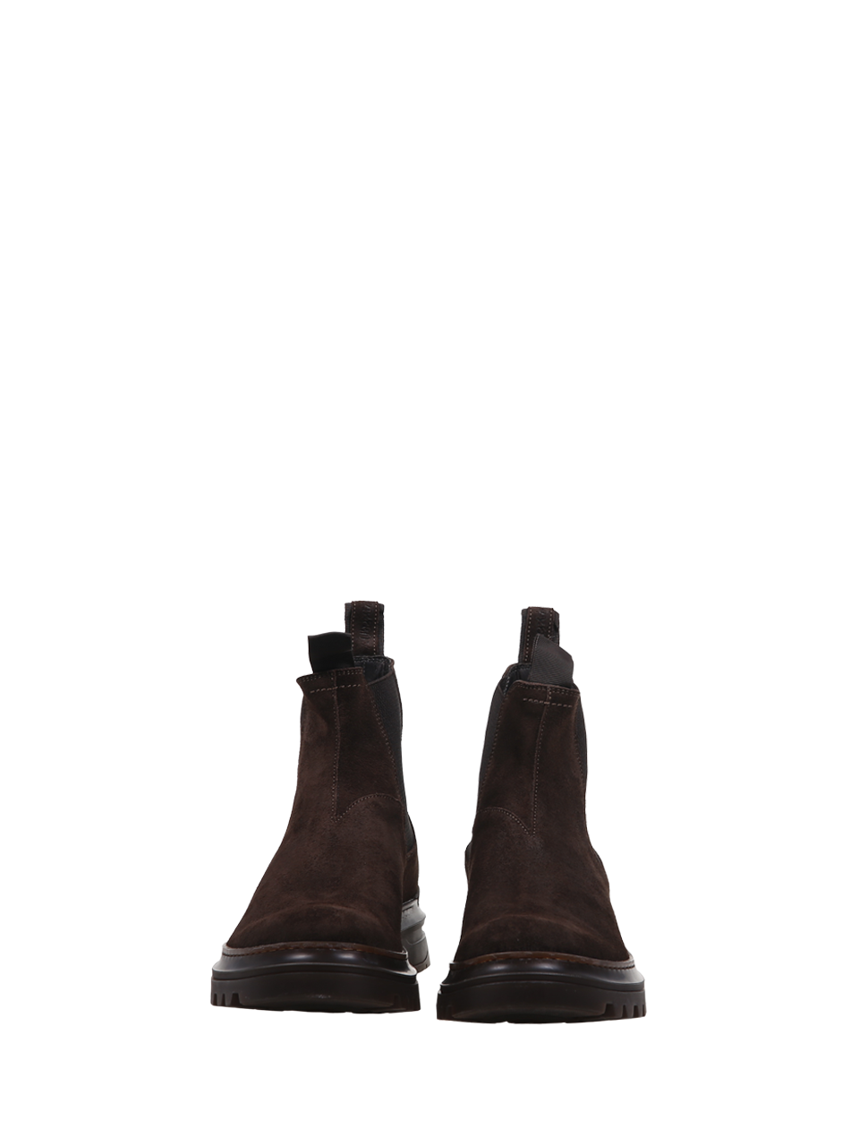MEN ALBERTO FASCIANI BROWN LEATHER ANKLE BOOT