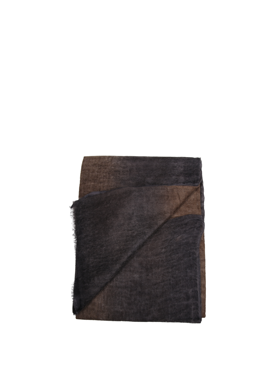 WOMAN OATS & RICE (M&O) BLACK CASHMERE HANA DIP DYED SHAWL 