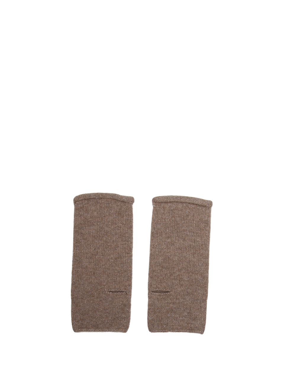 WOMAN OATS & RICE (M&O) BEIGE ORGANIC CASHMERE NORI WRIST WARMERS GLOVES