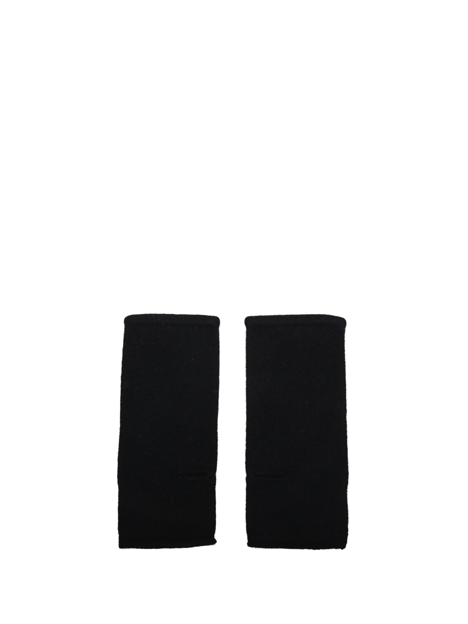 WOMAN OATS & RICE (M&O) BLACK ORGANIC CASHMERE NORI WRIST WARMERS GLOVES