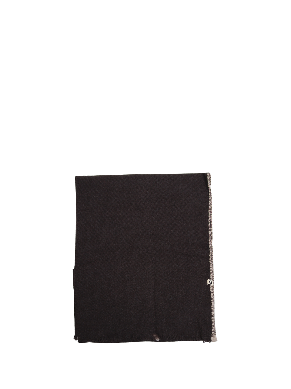 WOMAN OATS & RICE (M&O) BROWN ORGANIC CASHMERE WEAVER SCARF 