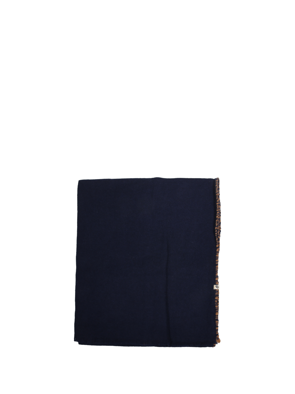 WOMAN OATS & RICE (M&O) BLUE ORGANIC CASHMERE WEAVER SCARF 