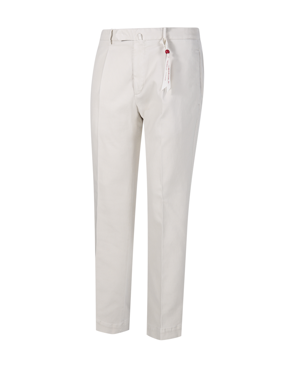 UOMO SANTANIELLO PANTALONI ARECHI  IN COTONE BIANCO 