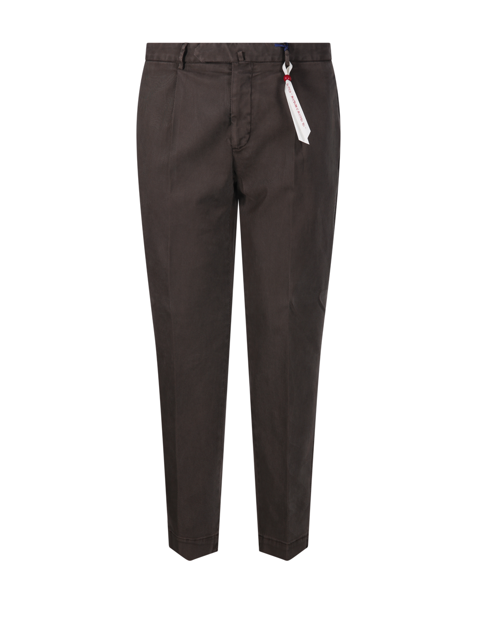 UOMO SANTANIELLO PANTALONI ARECHI  IN COTONE MARRONE 