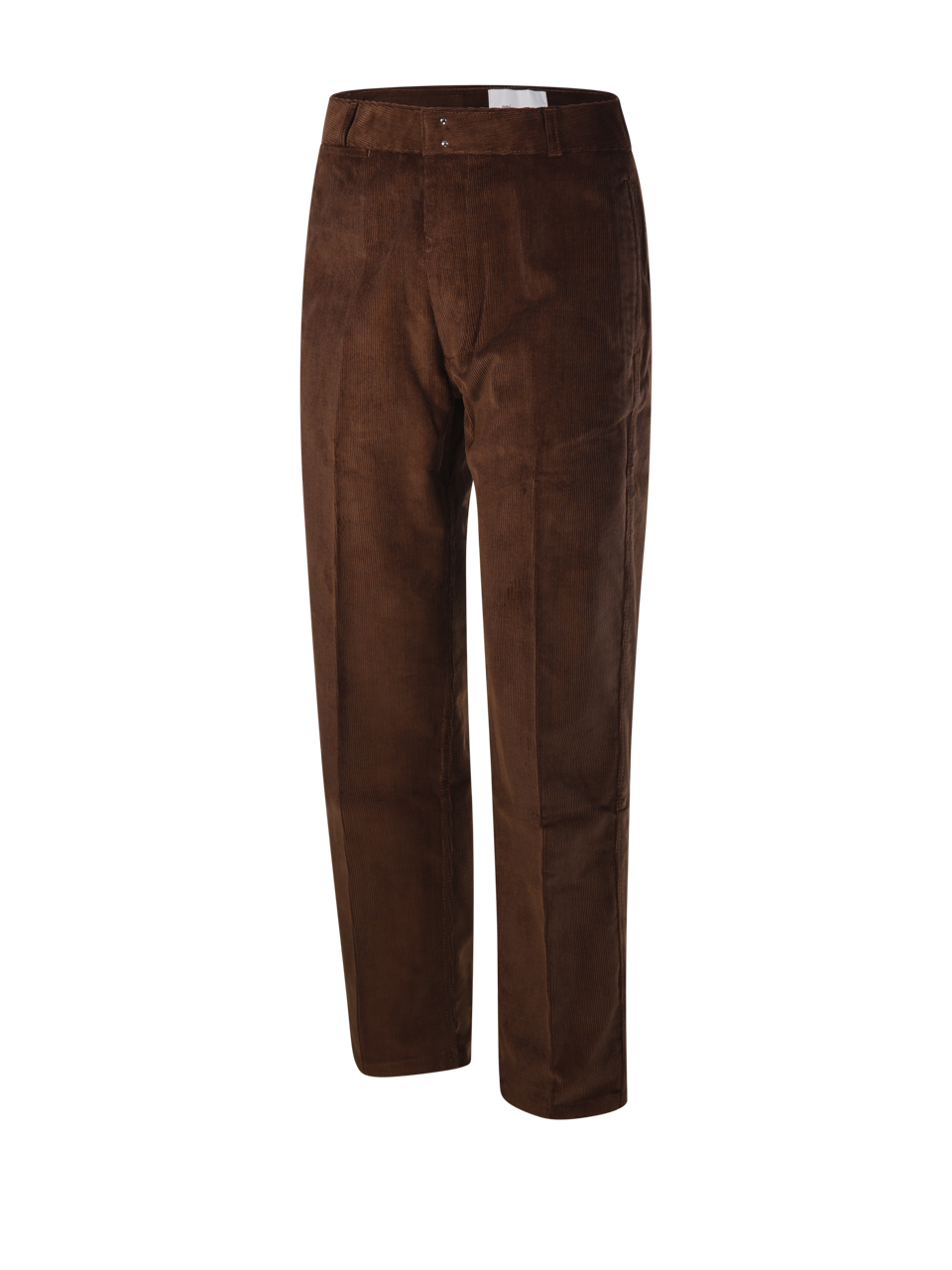 UOMO AMI PANTALONI PARISIAN IN COTONE MARRONE 