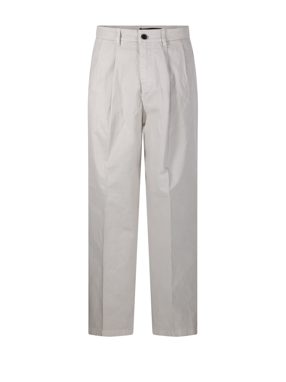 UOMO DEPARTMENT FIVE PANTALONI WHISKY  IN COTONE BIANCO 