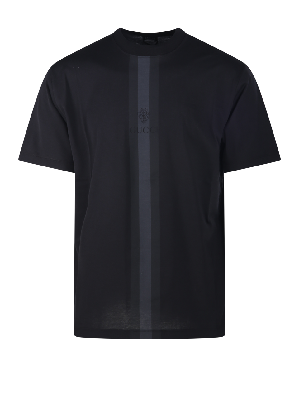 MEN GUCCI BLACK COTTON S/S REGULAR TSHIRT