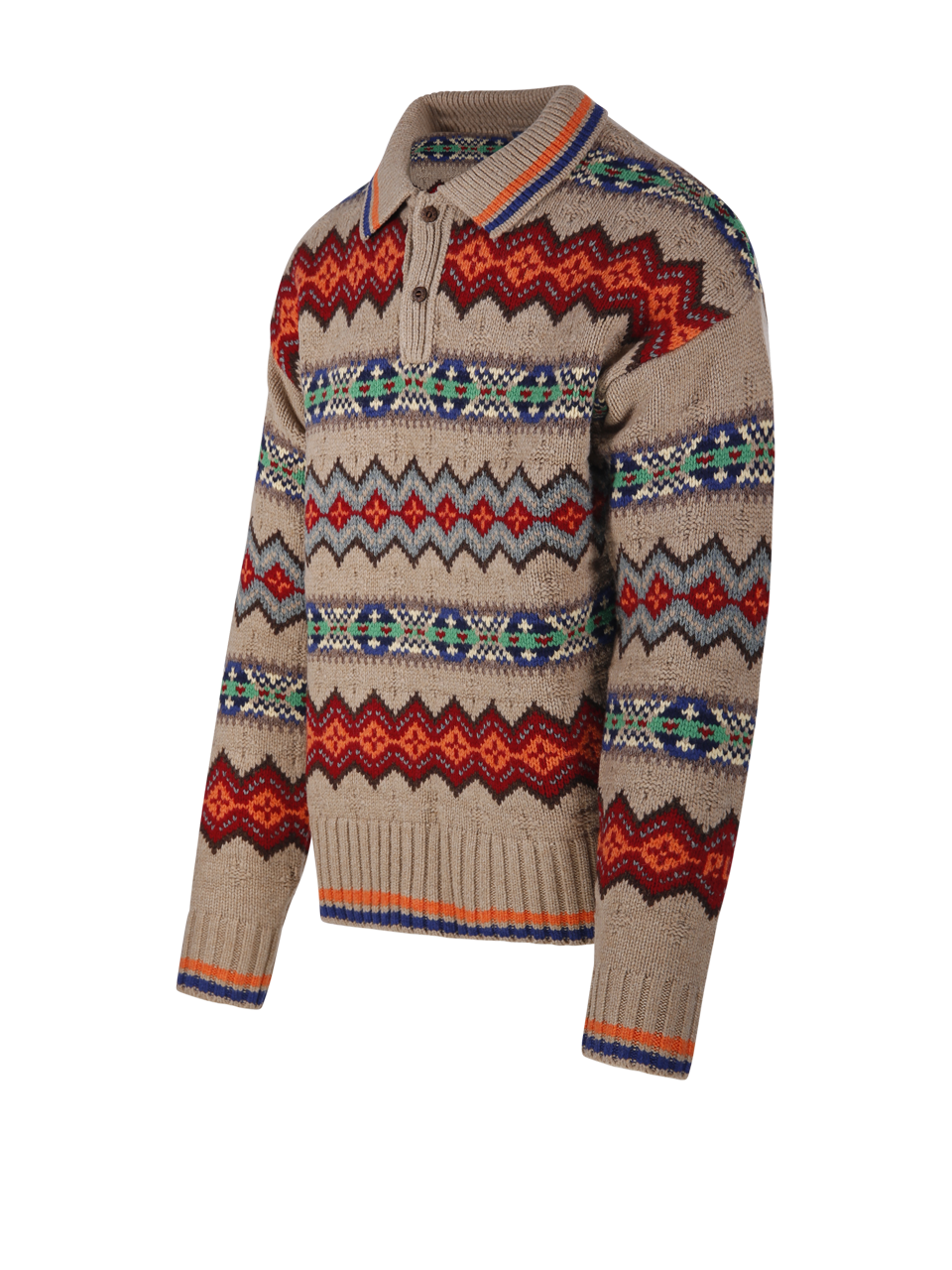 UOMO RALPH LAUREN MAGLIONE IN LANA BEIGE 