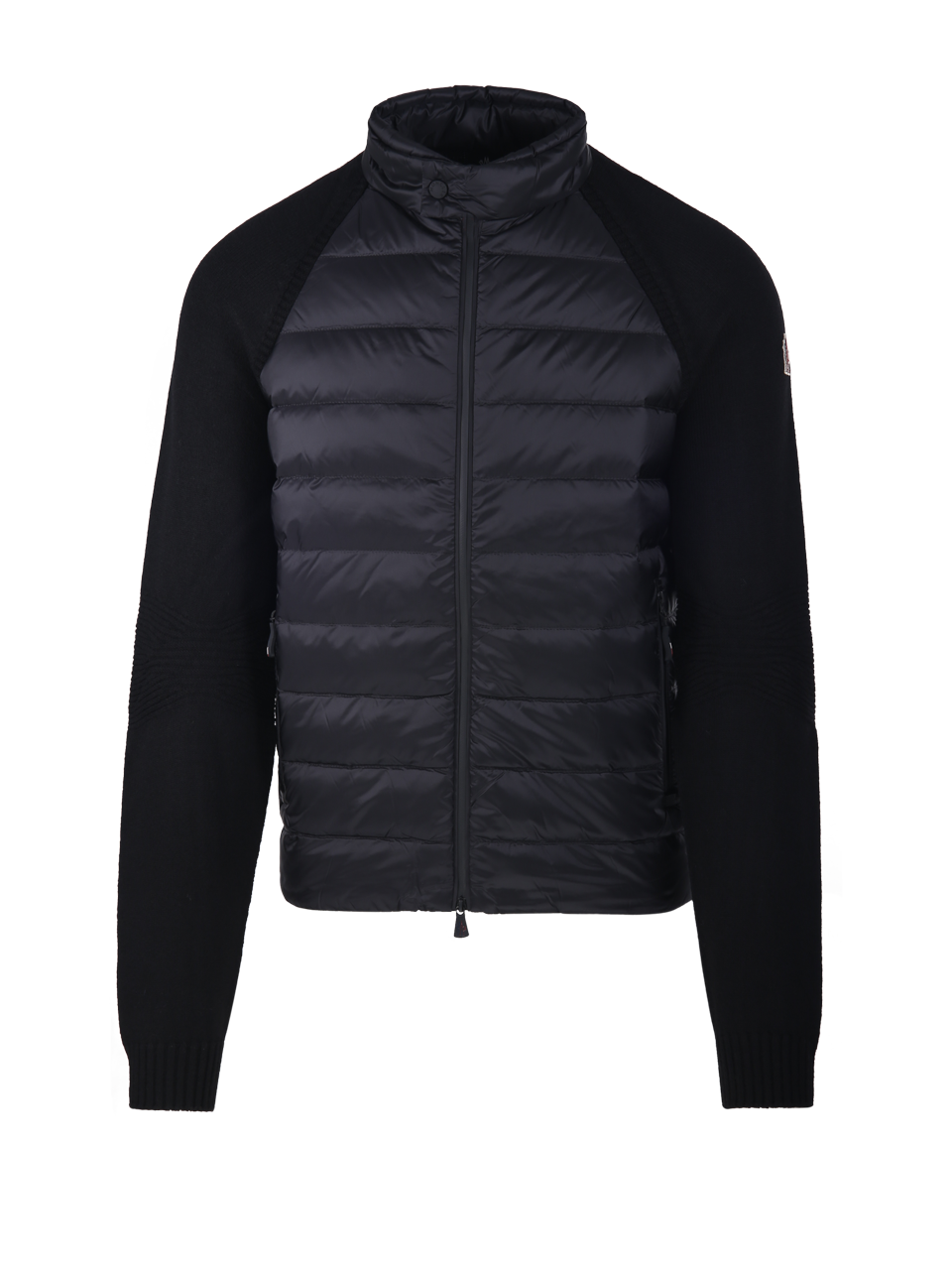 MEN MONCLER GRENOBLE BLACK VIRGIN WOOL DOWN JACKET 