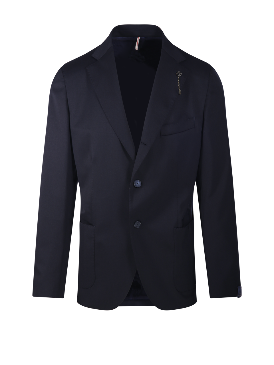 UOMO SANTANIELLO BLAZER BLU IN LANA 